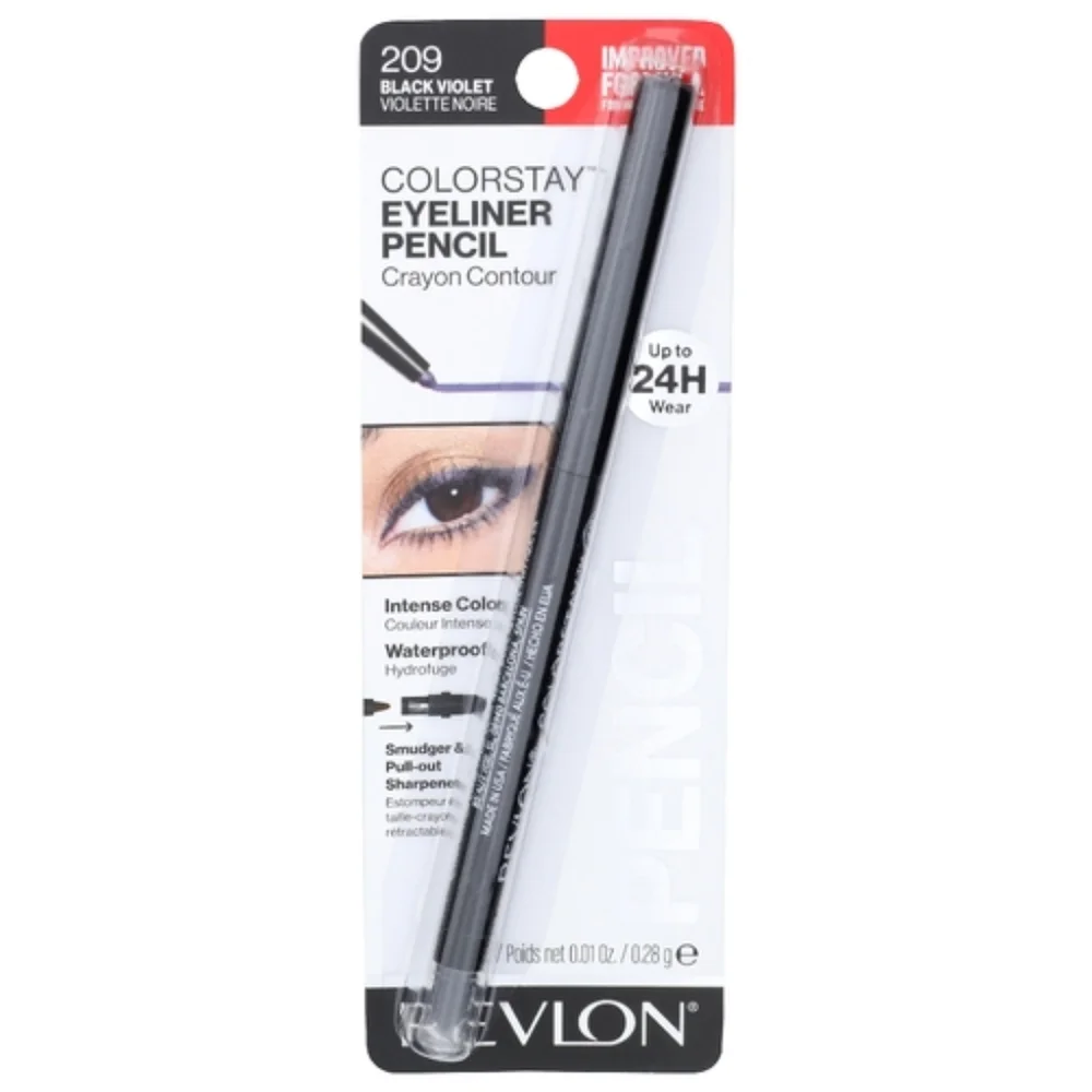 Revlon Colorstay Eyeliner Pencil, 24hr Wear, Waterproof,  209 Black Violet